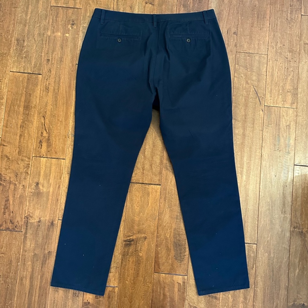 Bonobos Navy Blue Slim Tapered Fit Chinos Pants Sz 38x32 - Picture 5 of 12